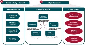 Graphic showing the BIS Digital Capability Review Analytical Framework.