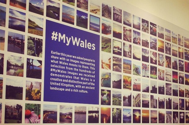 Poster showing photos from the #MyWales Instagram competition.